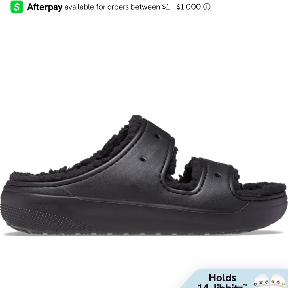 Crocs Black Slide Sandals